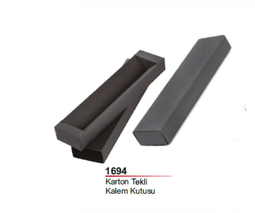 Tekli Karton Kalem Kutusu