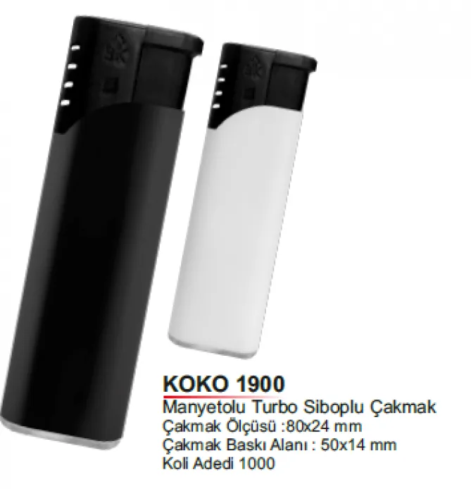 Koko-1900 Turbo Siboplu Çakmak