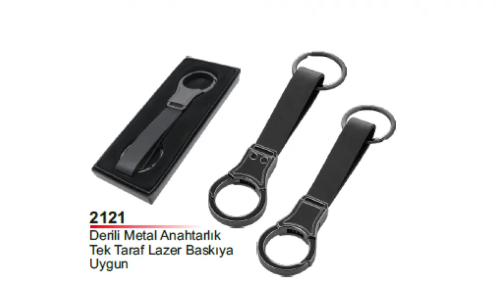 Derili Metal Anahtarlık