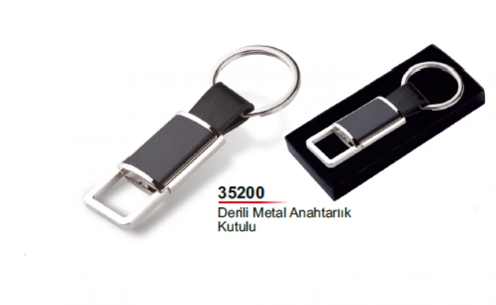 Derili Metal Anahtarlık Kutulu