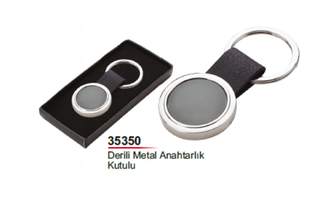 Derili Metal Anahtarlık Kutulu