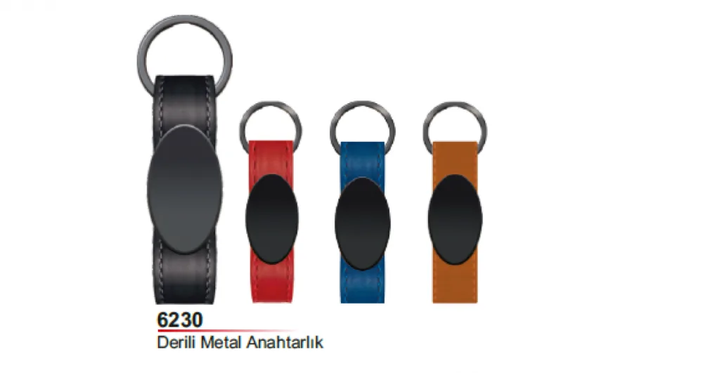Derili Metal Anahtarlık