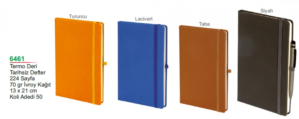 Termo Deri Tarihsiz Defter