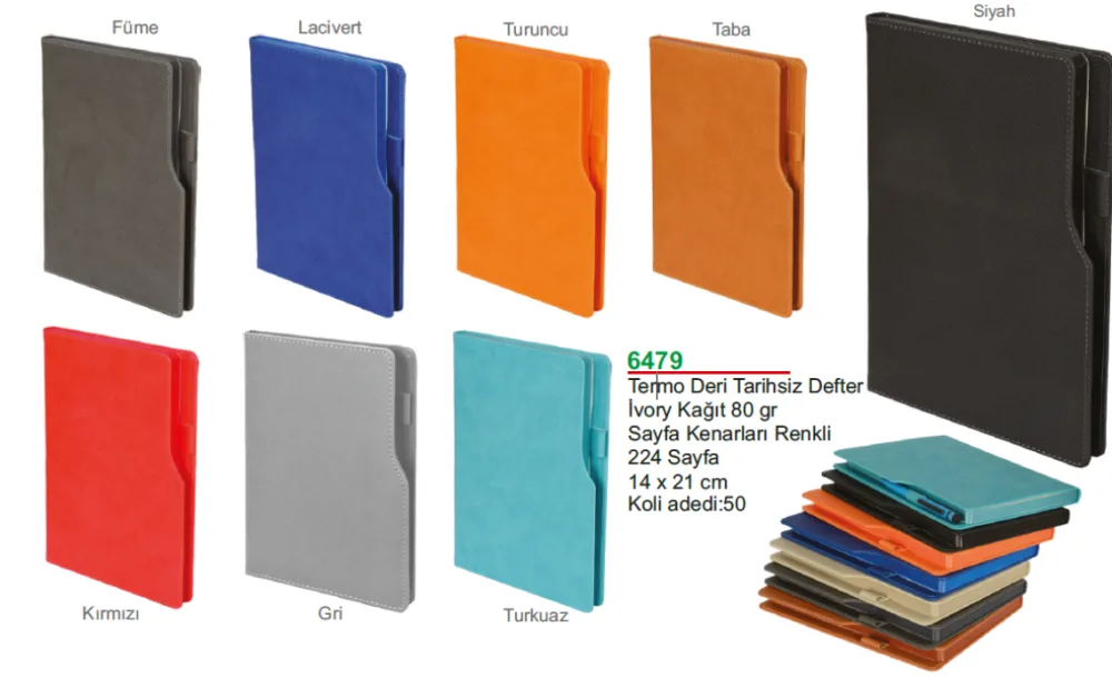 Termo Deri Tarihsiz Defter