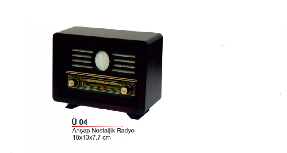 Ahşap Nostaljik Radyo